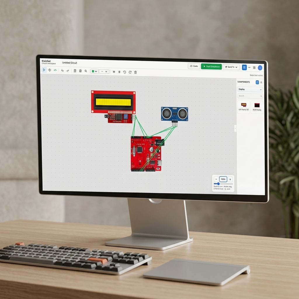 Visual Circuit Editor — canvas workspace